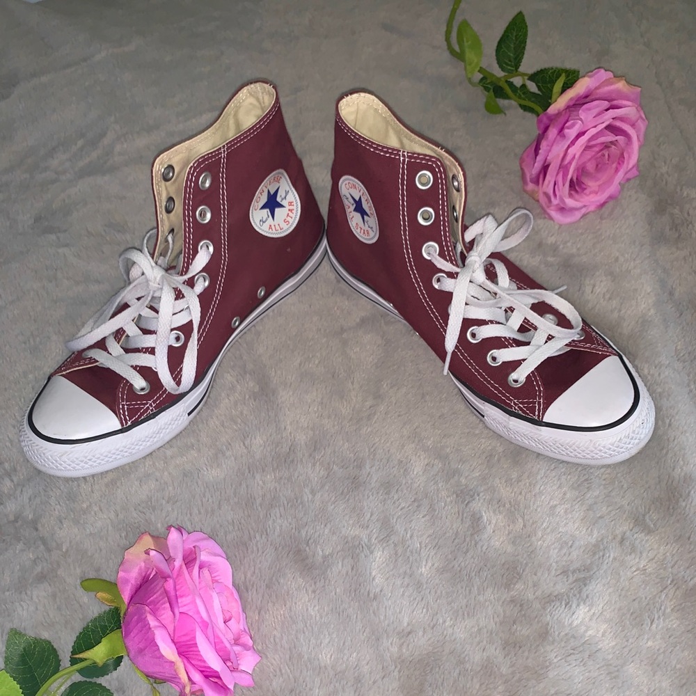 Burgundy All Star High Top Chuck Taylor Converse
